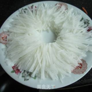 換種方法吃蘿卜----蒸蘿卜絲的做法步驟：3