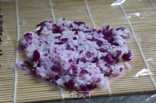 紫甘藍飯團的做法步驟：5