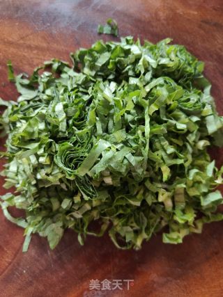 苦麥菜小米粥的做法步驟：5