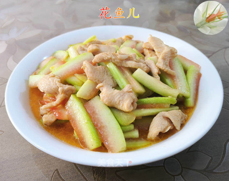西瓜皮炒雞胸肉的做法