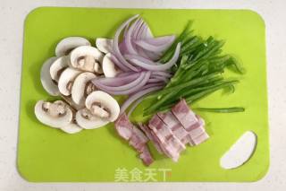 培根青椒意面的做法步驟：2