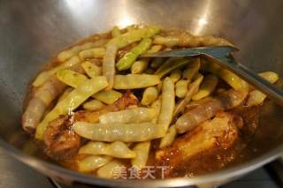 凍豆腐燉豆角的做法步驟：6