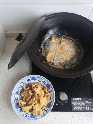 簡易版炸里脊肉片的做法步驟：5