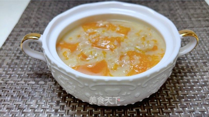 奶香南瓜燕麥粥的做法