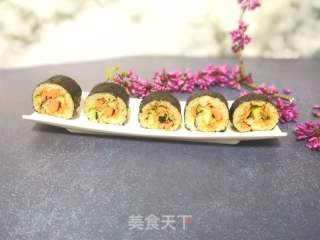 黃瓜胡蘿卜壽司的做法步驟：10
