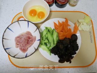 木須肉片的做法步驟：2