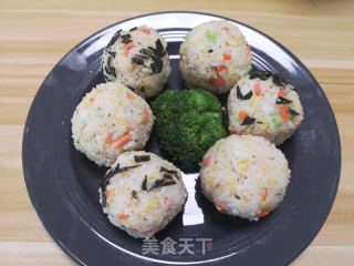 素菜飯團的做法步驟：5