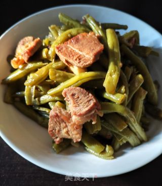 腱子肉燜四季豆的做法步驟：8