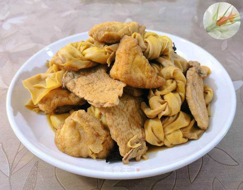 油三角百葉結燒大排的做法