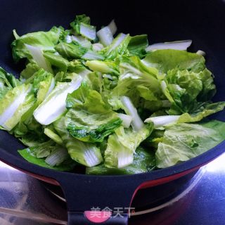 茶油炒奶白菜的做法步驟：8