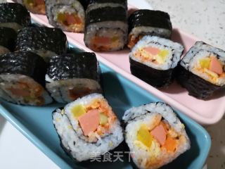 紫菜卷飯的做法步驟：10
