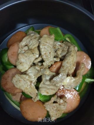 簡易版燒烤味披薩的做法步驟：6