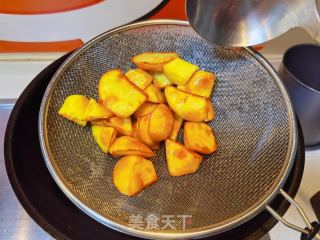拔絲紅薯的做法步驟：7