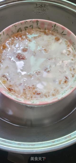 牛奶桃膠的做法步驟：5