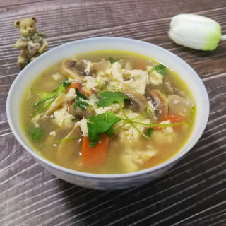 蘑菇蛋花湯