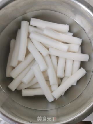 芝士泡菜年糕的做法步驟：2