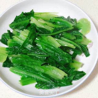 蒜香油麥菜的做法步驟：3