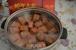 紅豆腐的做法步驟：1