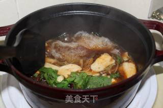 水煮酸菜杏鮑菇粉絲煲的做法步驟：16