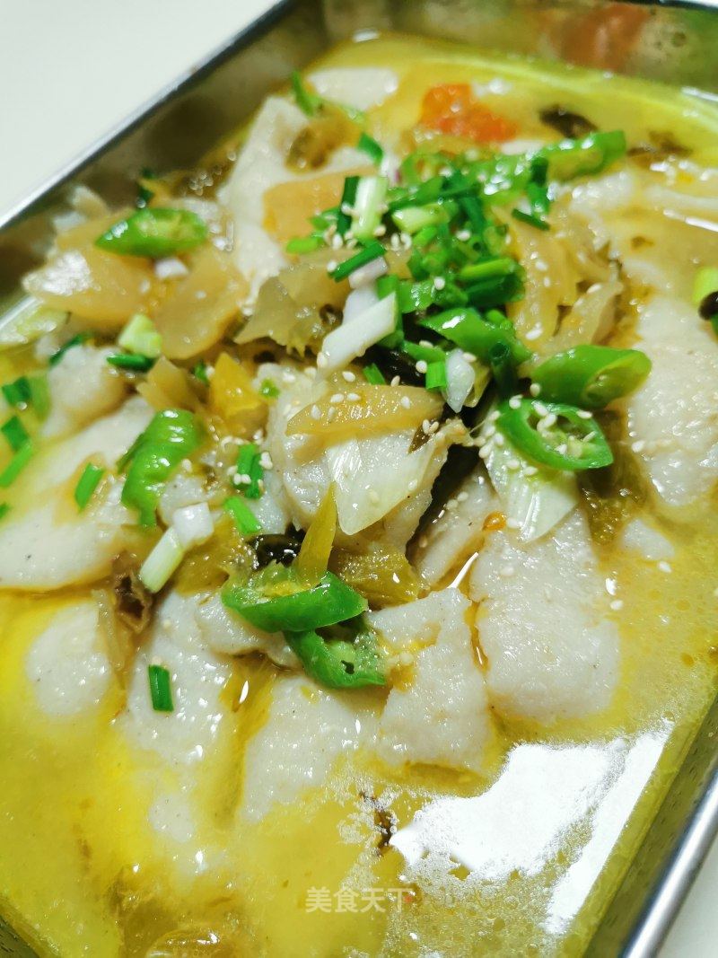 快手金湯酸菜魚的做法