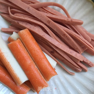 玉米火腿紫菜包飯的做法步驟：6