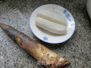 春筍炒年糕的做法步驟：1