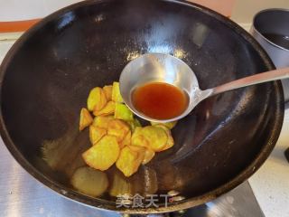 拔絲紅薯的做法步驟：13