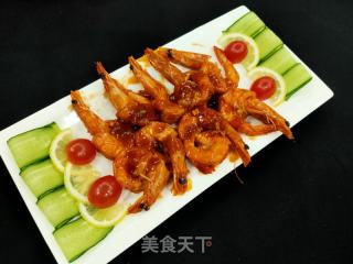油燜大蝦的做法步驟：12