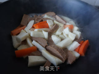 山藥燉牛柳（素食版）的做法步驟：7