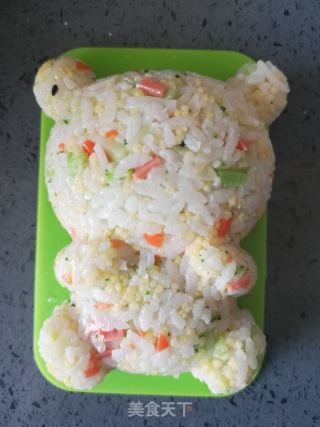 素菜飯團的做法步驟：4
