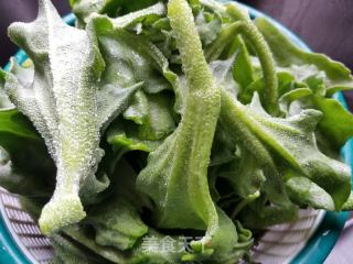 橄欖菜炒冰菜的做法步驟：1