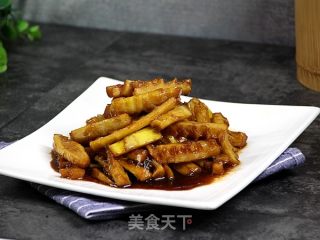 油燜春筍的做法步驟：6
