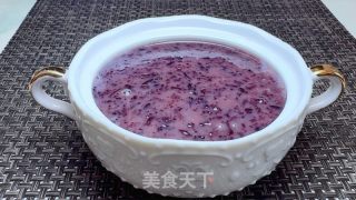 黑糯米銀耳粥的做法步驟：9
