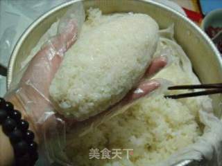 香腸肉松粢飯的做法步驟：6