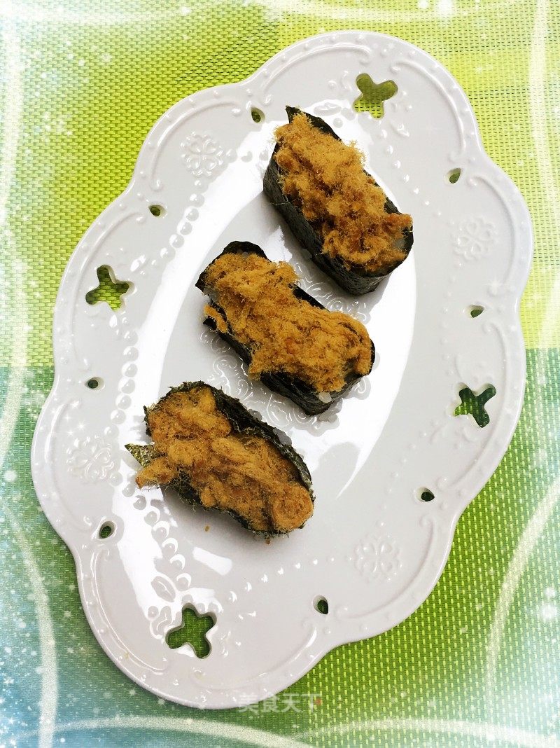 軍艦肉松壽司的做法