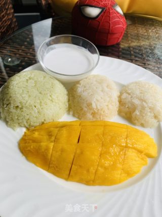 芒果糯米飯的做法步驟：10
