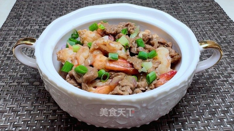 蝦仁炒牛肉的做法