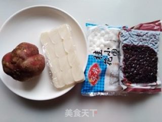 蜜豆桂花年糕湯的做法步驟：1