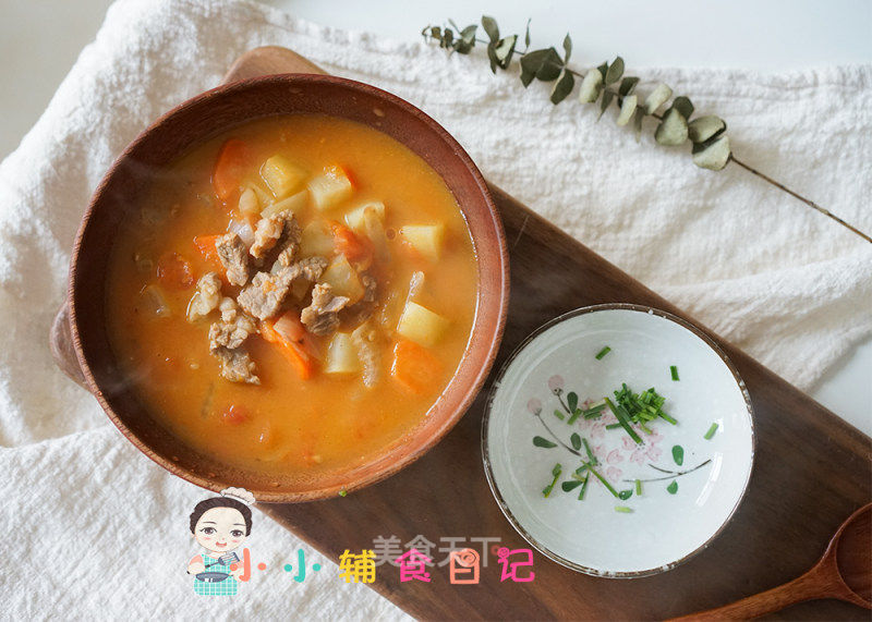 12個月以上番茄土豆牛肉湯的做法