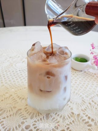 桃桃西打冰拿鐵的做法步驟：6