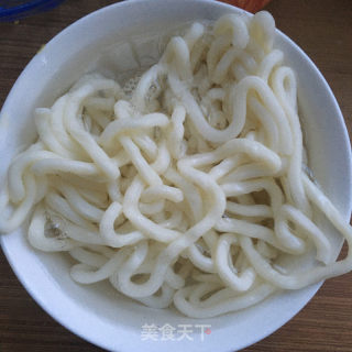 時蔬炒烏冬面的做法步驟：4