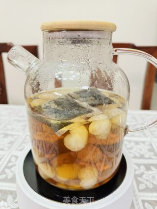 一款補(bǔ)血?dú)獾酿B(yǎng)生茶：桂圓烏龍茶的做法步驟：4