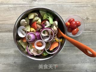 迷迭香雜蔬烤法式羊排的做法步驟：4