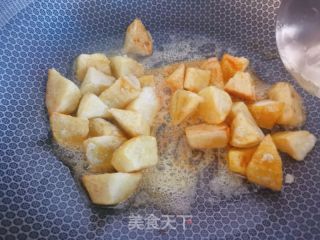 拔絲蜜紅薯的做法步驟：11