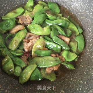 五花肉燉油豆的做法步驟：10