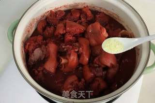 紅糟燜豬蹄的做法步驟：12