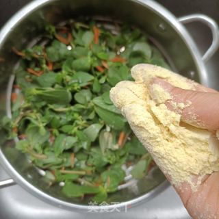 蒸馬齒莧的做法步驟：8