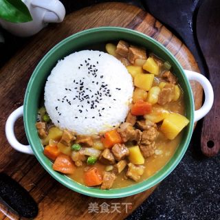 咖喱牛肉土豆蓋飯的做法步驟：15