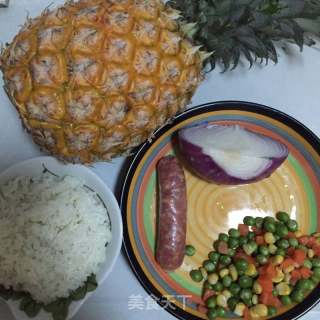 菠蘿飯的做法步驟：1