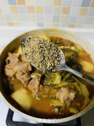 韓式脊骨土豆湯的做法步驟：12